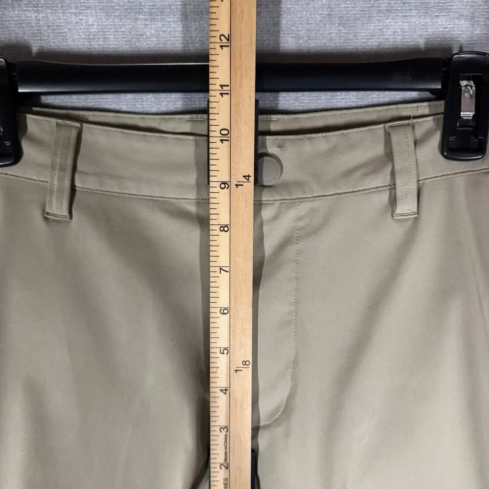 Rhone Commuter Pants Mens 32x31 Khaki Tan Beige Slim Fit Stretch 5-Pocket Travel